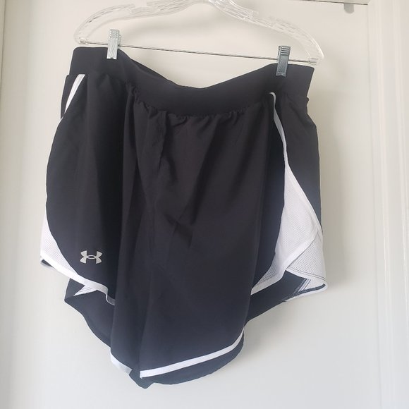 New ADIDAS Marathon 20 Running Carrera Shorts Women Plus Size XL 3" Black Lined - Picture 1 of 6